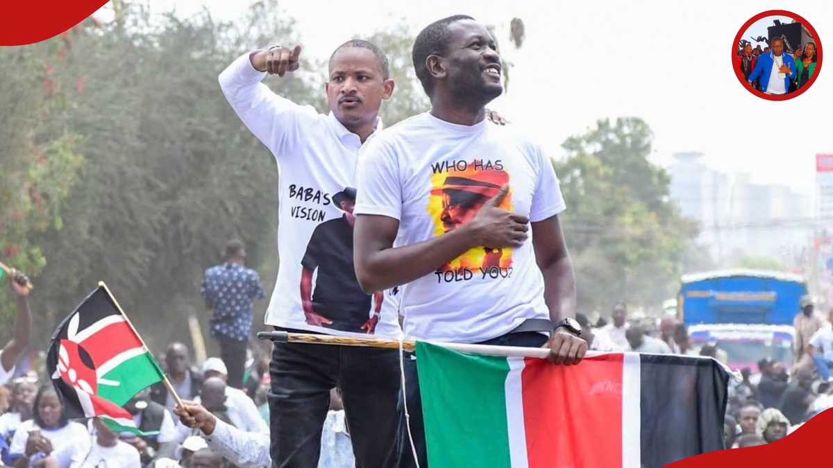 Edwin Sifuna goes viral as AI video turns him into rapper with Babu Owino