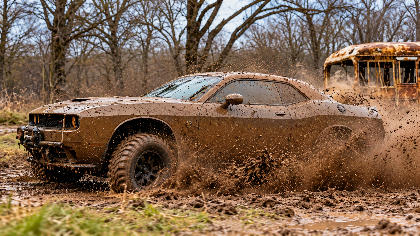 They finally fixed the Hellcat and took it back off-road… this time ...