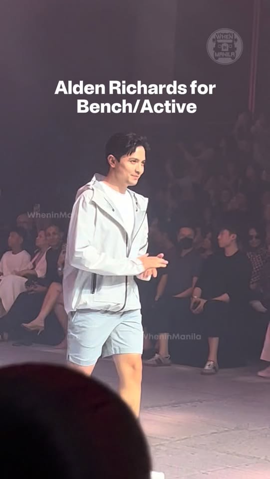 Alden Richards brings high energy to the Bench Active runway