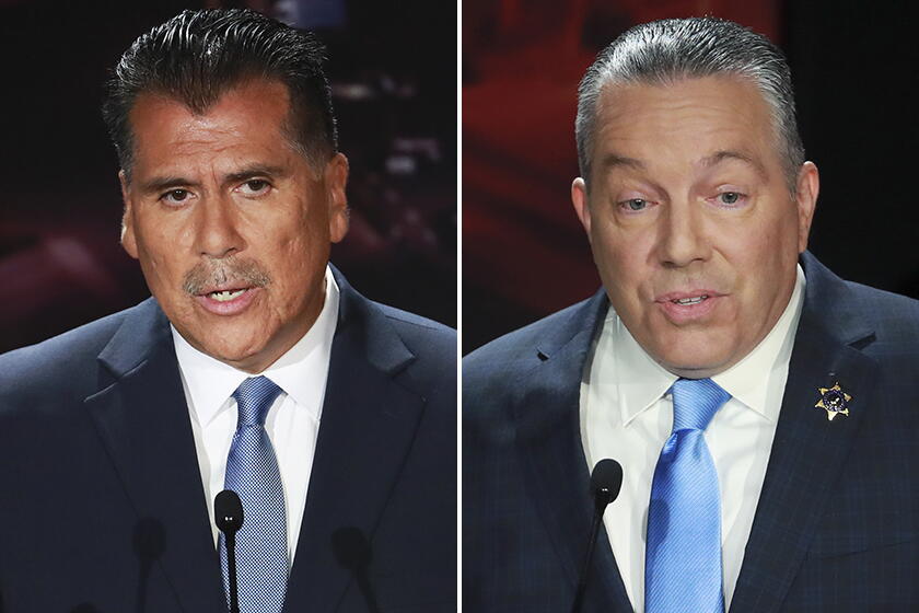 Your guide to the LA County sheriff's race: A rematch between Luna and Villanueva