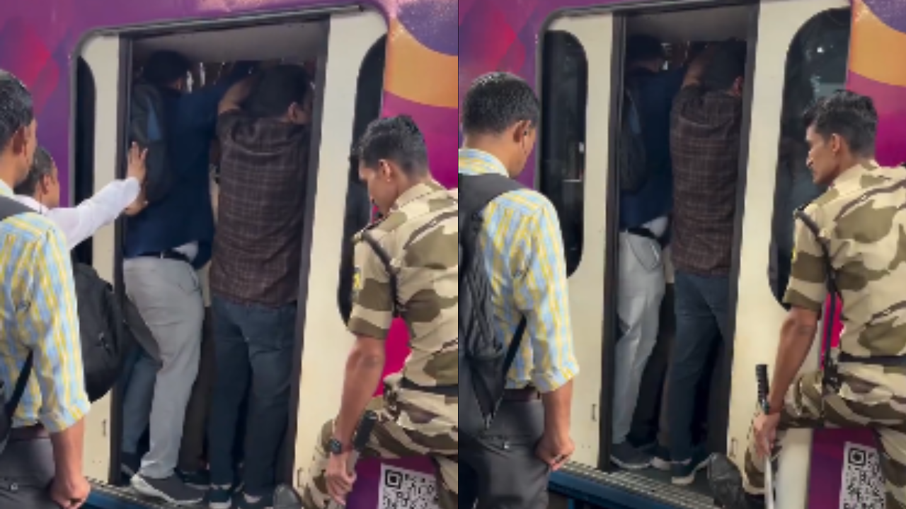 Nightmare for tier 1 city employees: Video shows CISF forcefully ...
