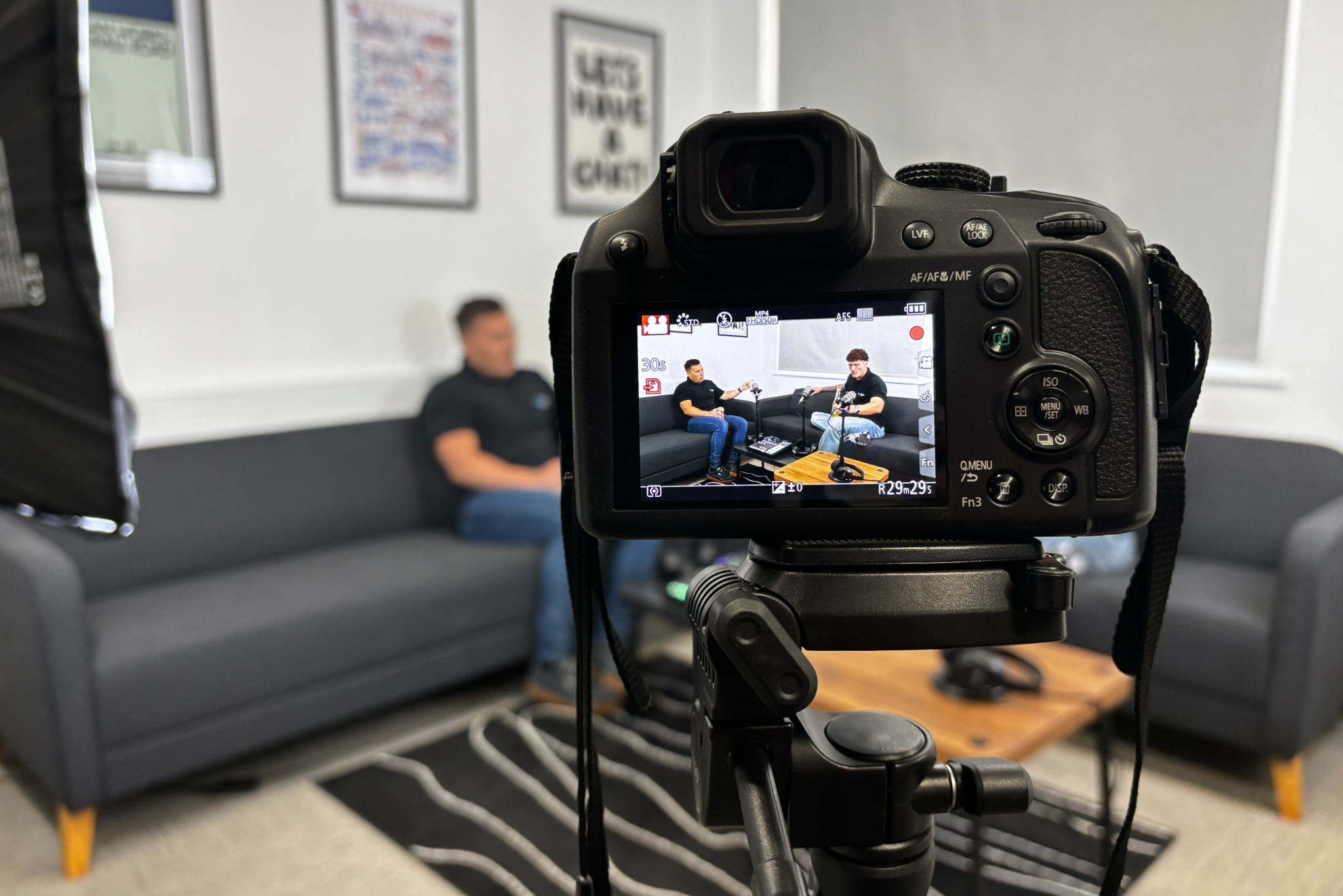 Pop-up podcast day at town centre workspace