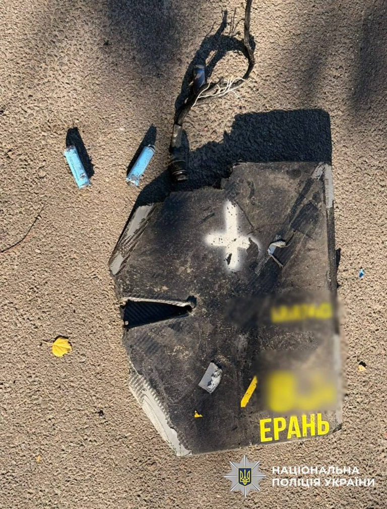 Russian drone slams into Kyiv school building, igniting fire — photoreport