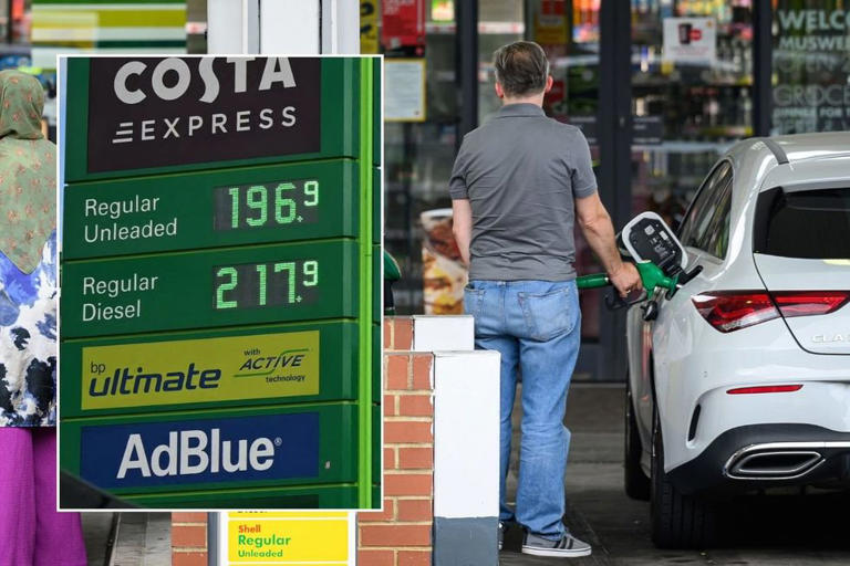 Thousands of UK petrol stations charging £2 for diesel as fuel prices ...