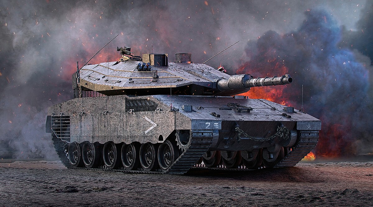 This Israeli tank has a rear exit—and a very different design