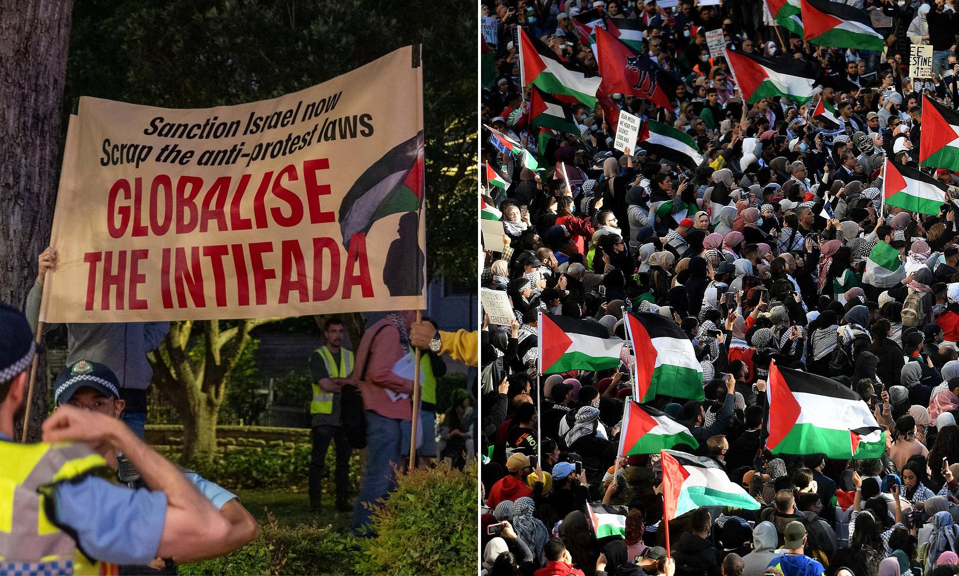 'Globalise the intifada' slogan could be outlawed in Australia as ...