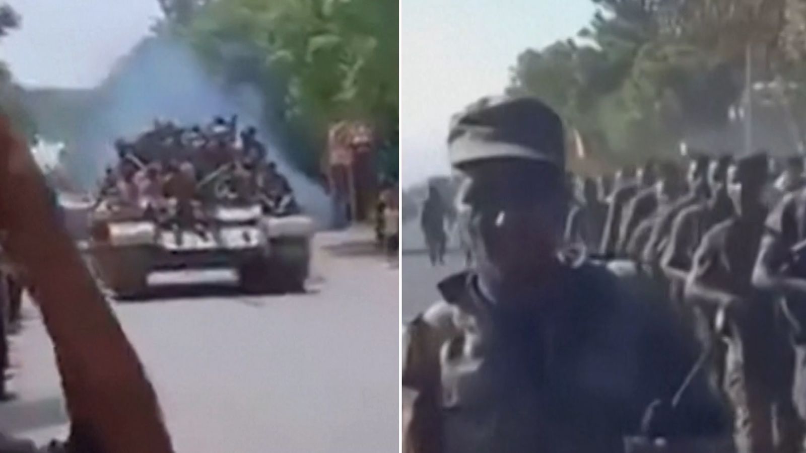 Tanks cheered on as pro-govt forces capture key Ethiopian town