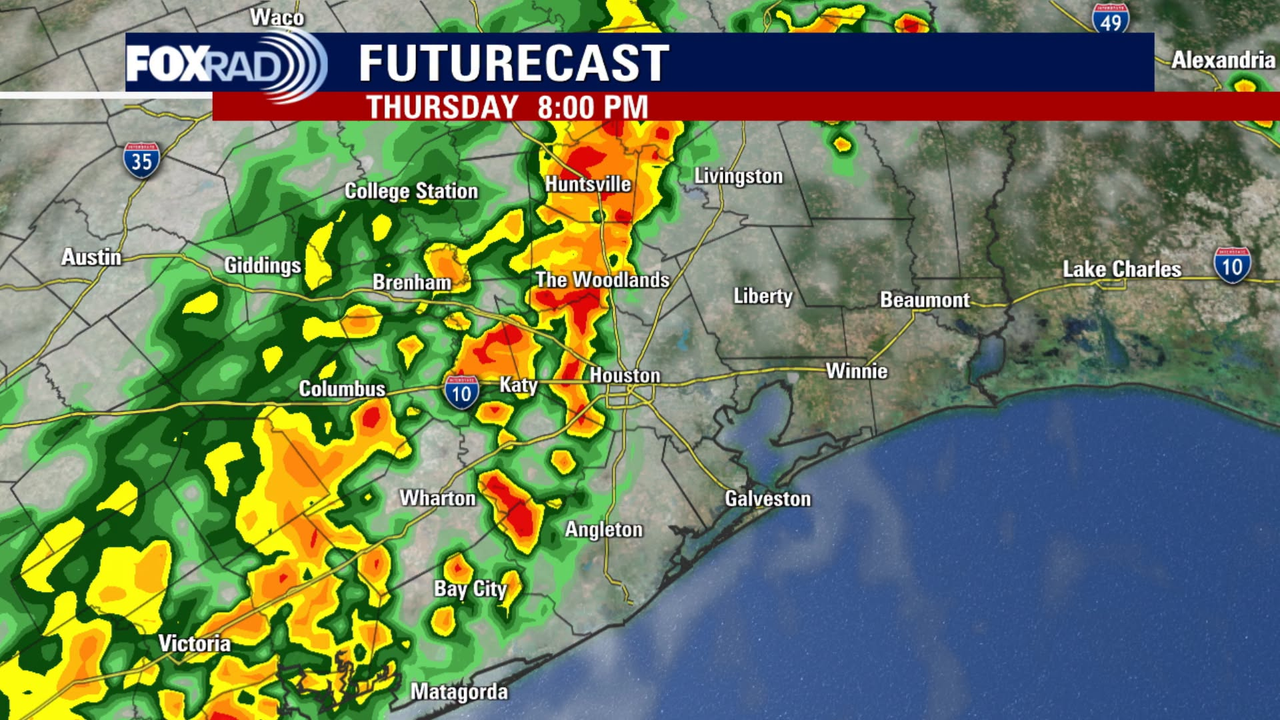 Houston weather: Heavy rain threat for Thursday, historic hurricane ...