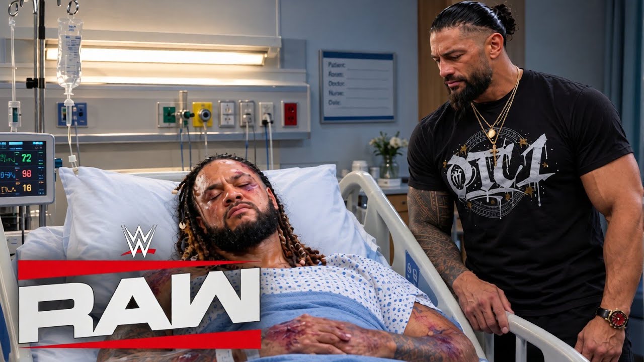 Roman Reigns pays visit to Jacob Fatu in the hospital after 946's ...