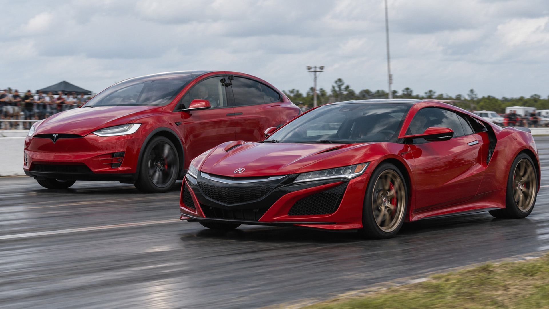 Tesla Model X Out Launches The Acura NSX in Drag Race