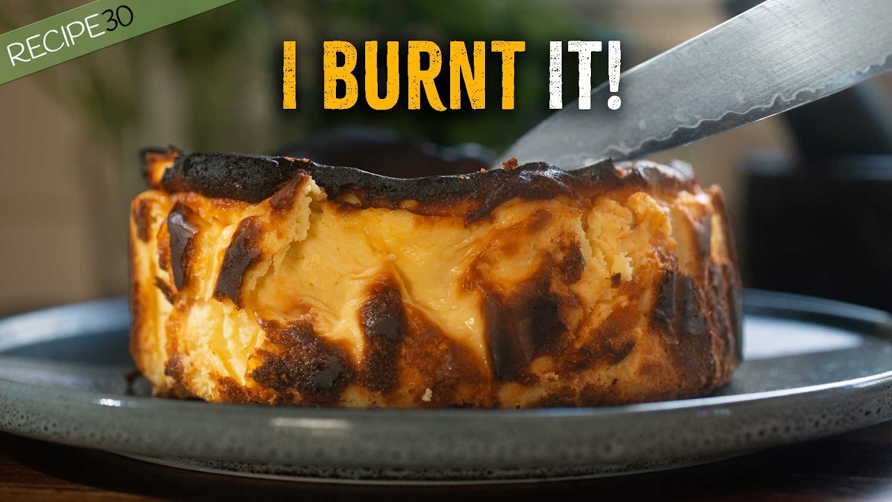 The cheesecake you're supposed to burn