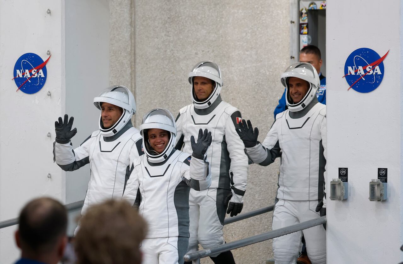 Canadian astronaut Joshua Kutryk is in high spirits for Thursday's ...