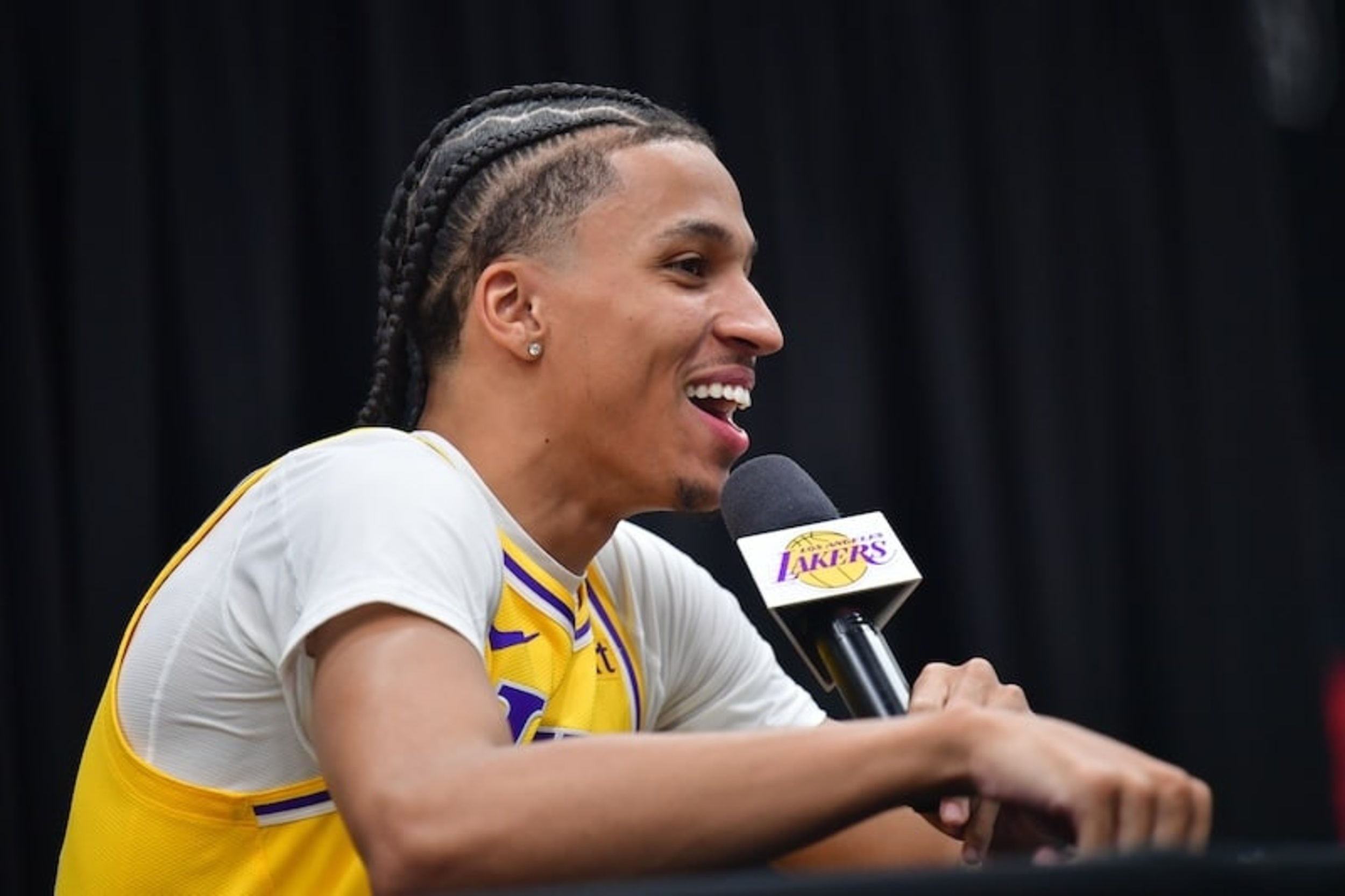 Cameron Carr admits to feeling jealous after missing Lakers’ Slovenia trip