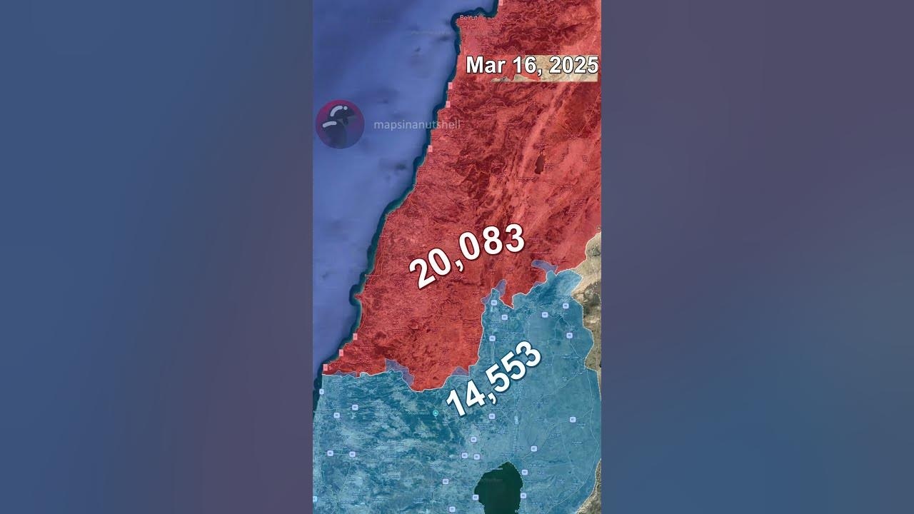 Google Earth maps Israel's invasion of Lebanon day by day