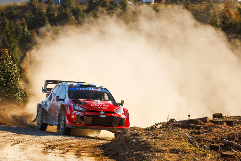 WRC Rally Italy: Solberg grabs early lead with Evans third in title decider