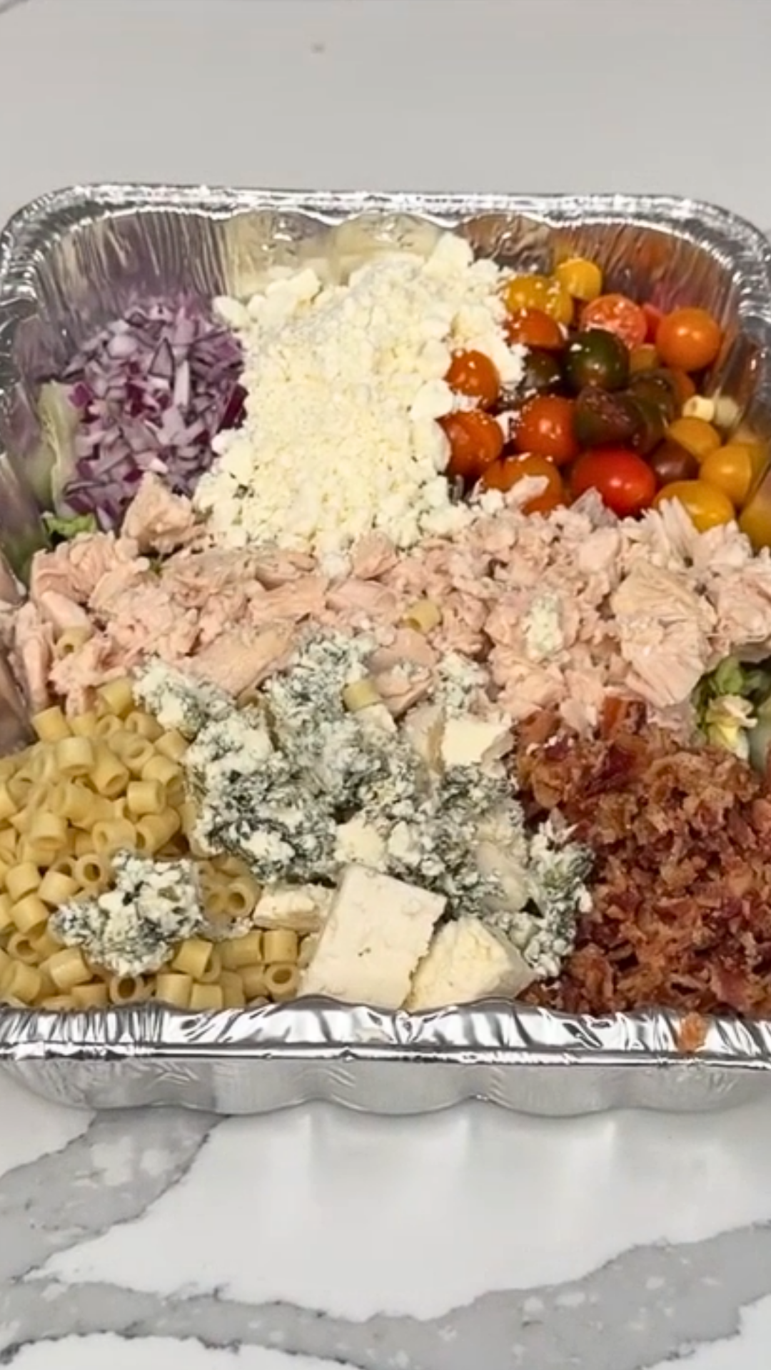 Easy homemade salad recipe with simple ingredients