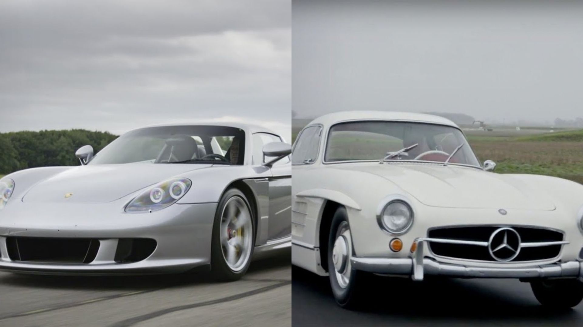 Porsche Carrera GT vs Mercedes-Benz 300 SL Gullwing
