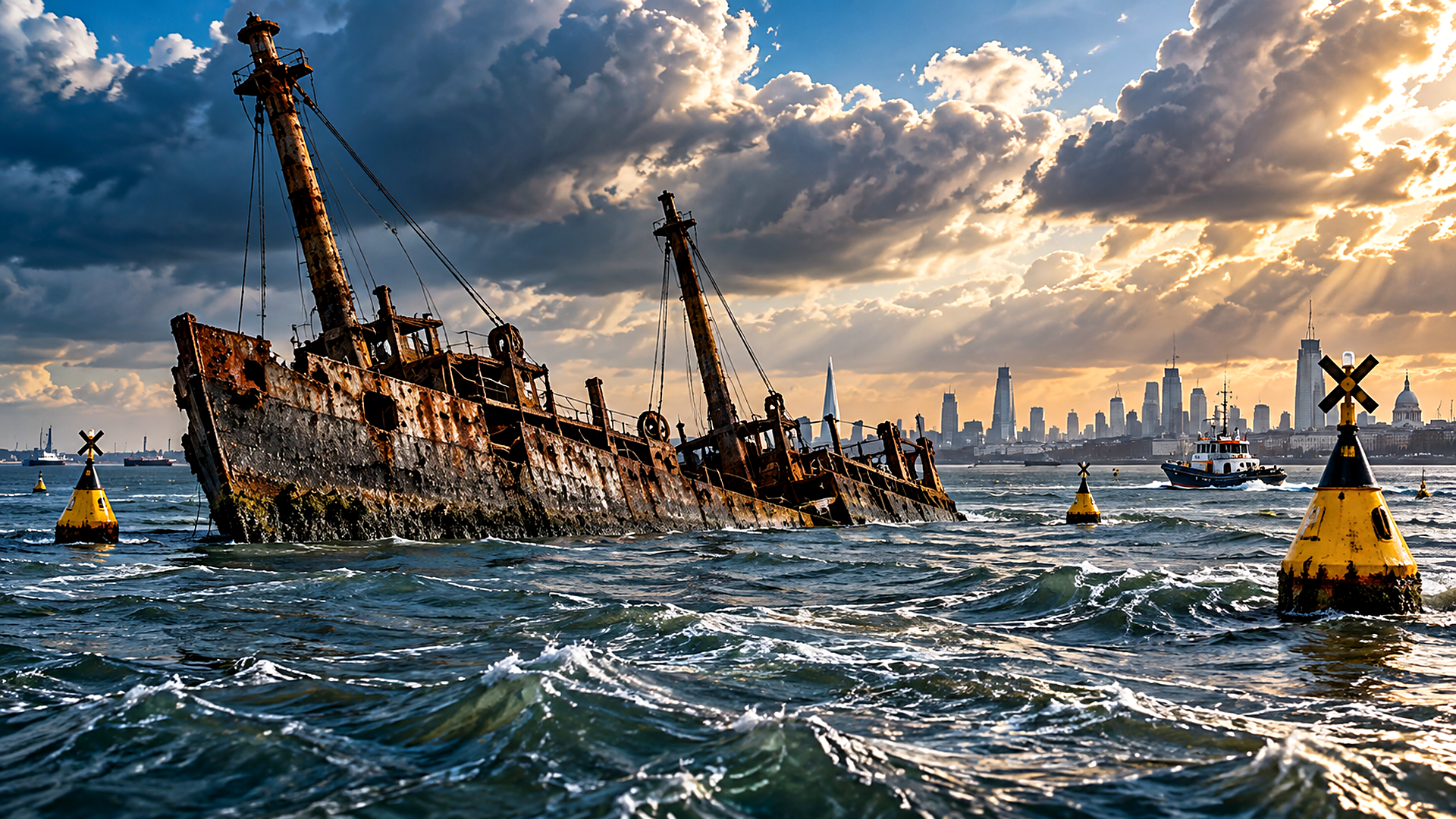 Why the SS Richard Montgomery's masts are being cut down before the ...