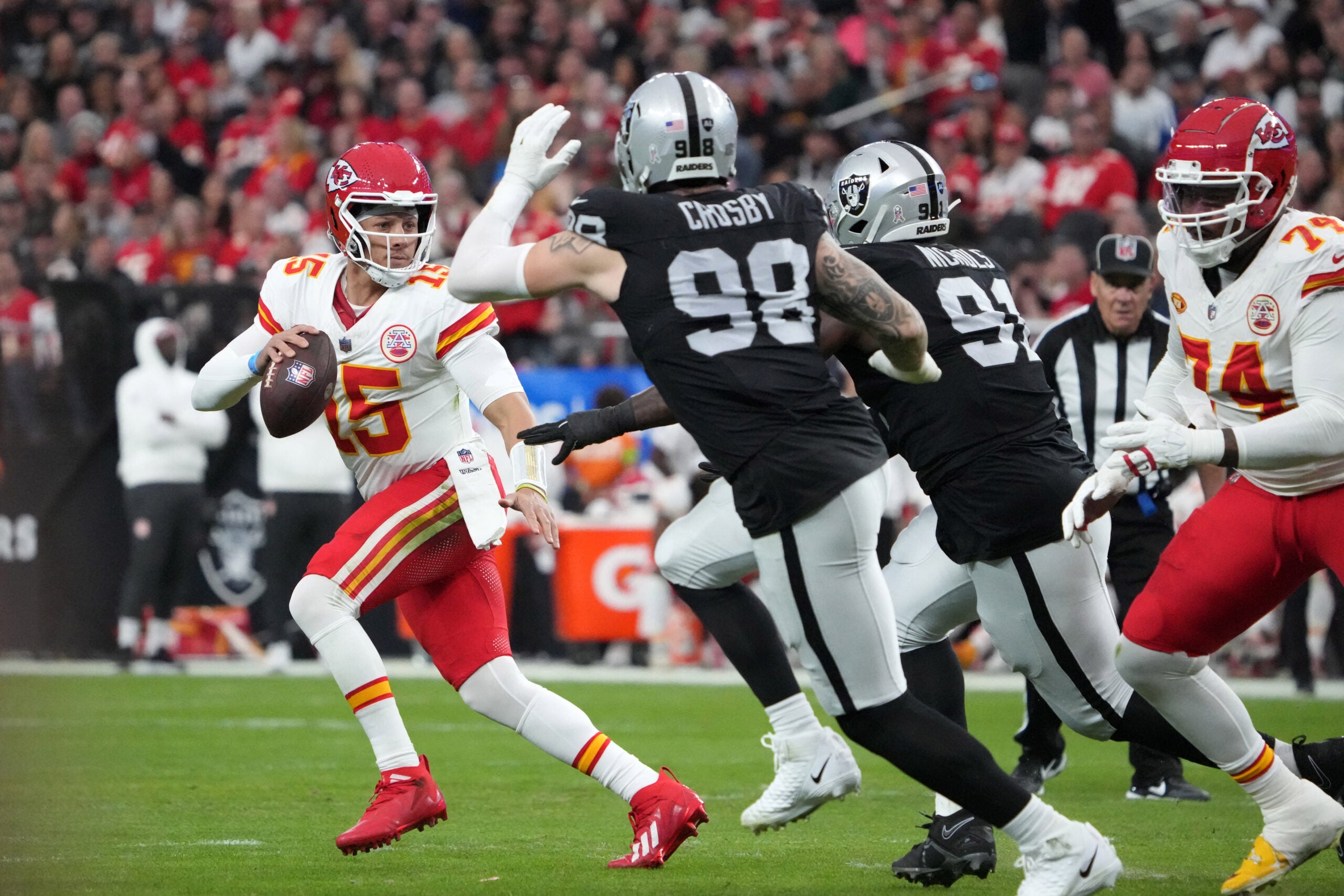 Kansas City Chiefs vs. Las Vegas Raiders NFL Week 4 broadcast map: Will ...