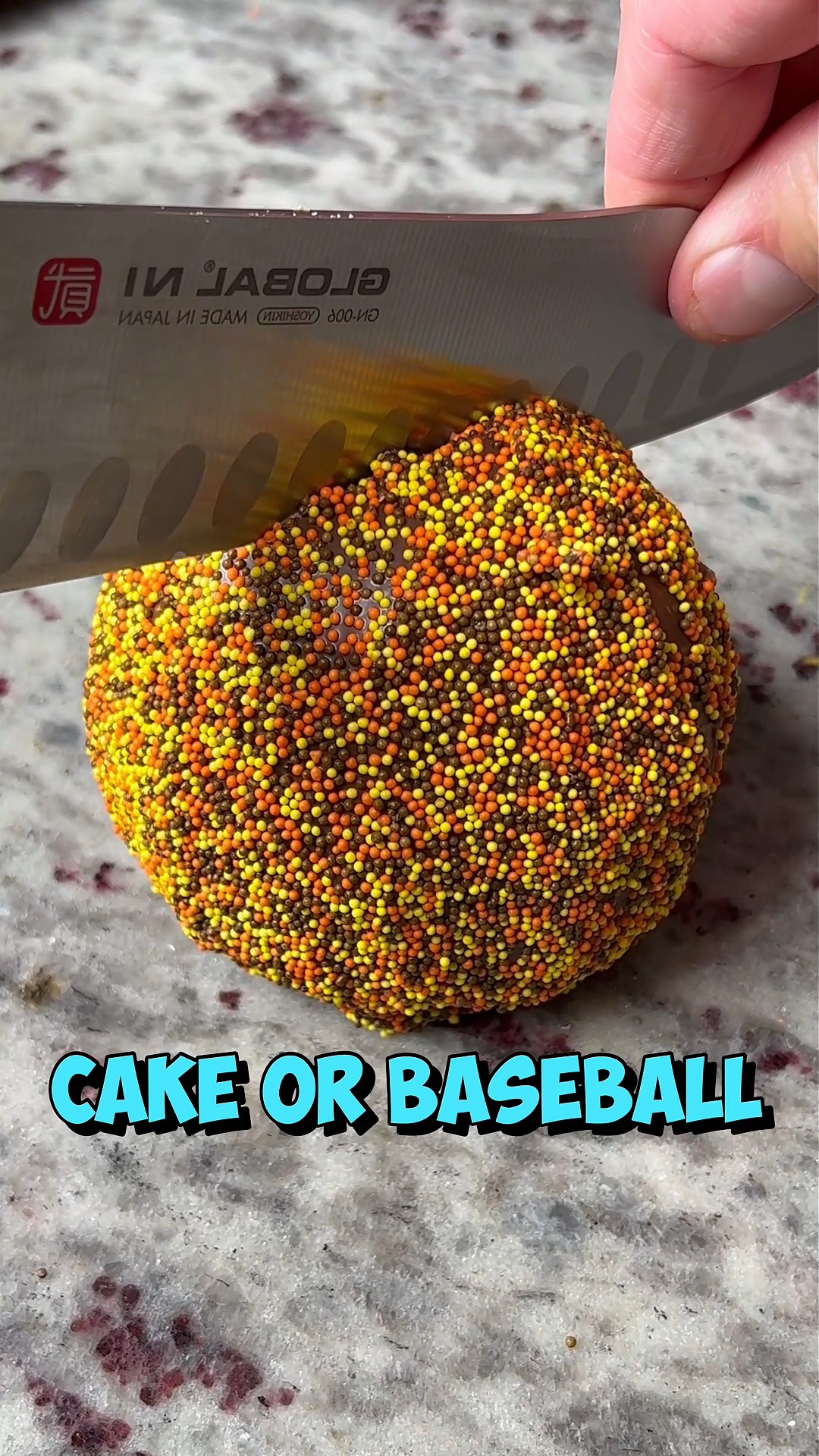 Cake, steak or baseball?