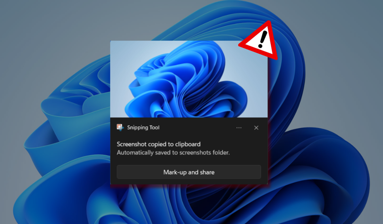 Snipping Tool notification not showing in Windows 11? Try these fixes