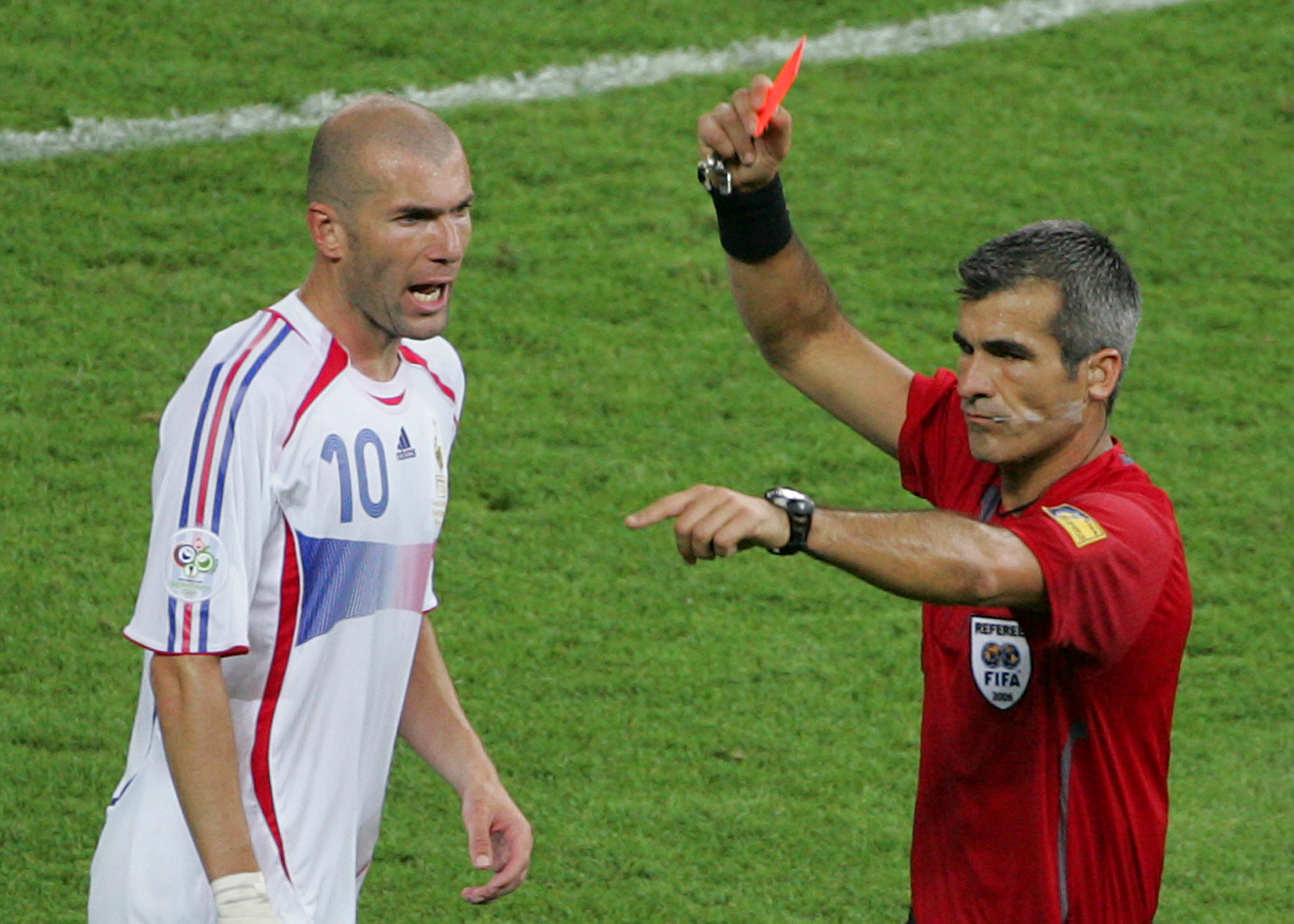 Twenty years after his infamous World Cup final headbutt, Zidane faces ...