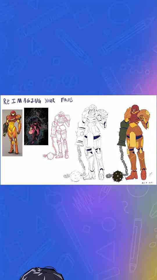 Draw consistent characters using basic volumetric shapes