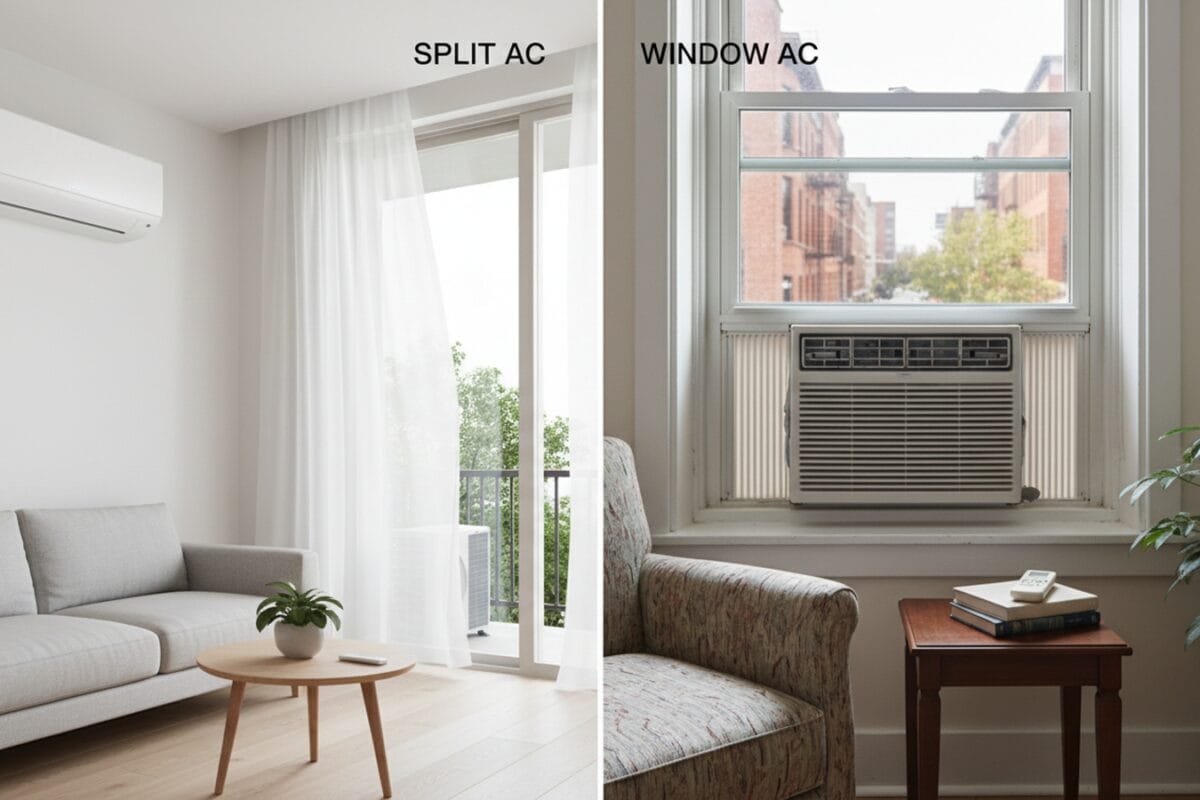 Split AC vs window AC: Which is more cost-effective for small rooms?
