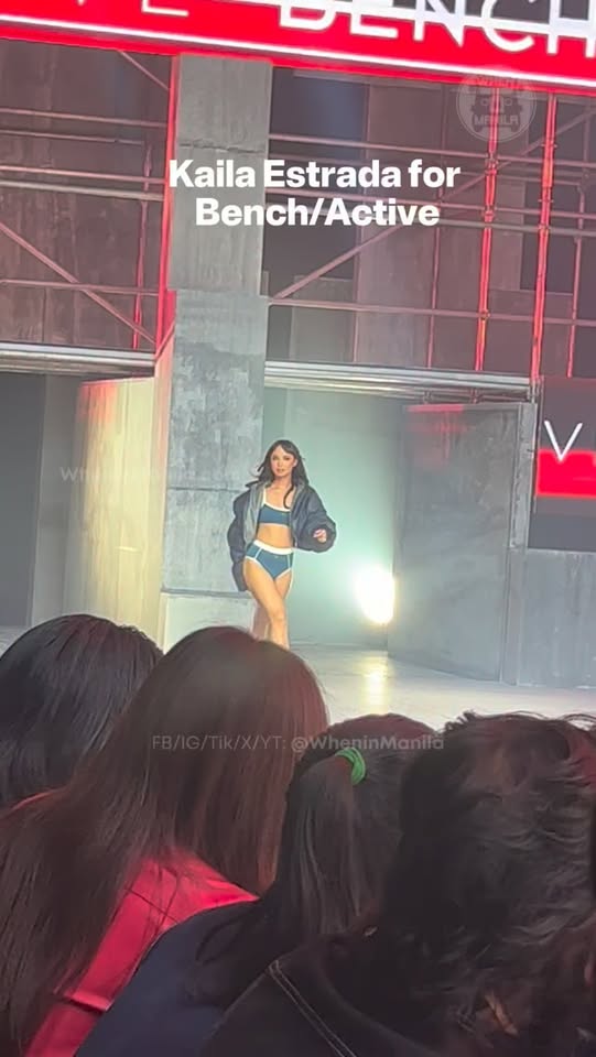 Kaila Estrada brings high energy to the Bench Active runway
