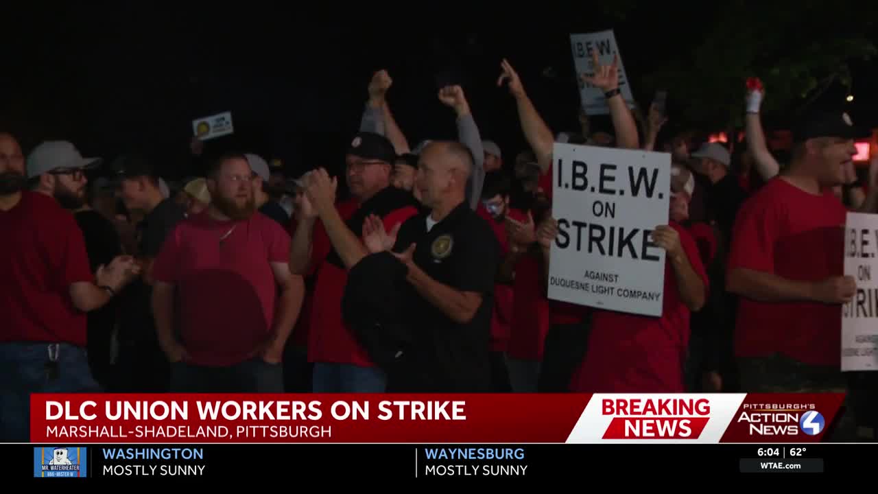Duquesne Light Company and union fail to reach agreement, strike begins