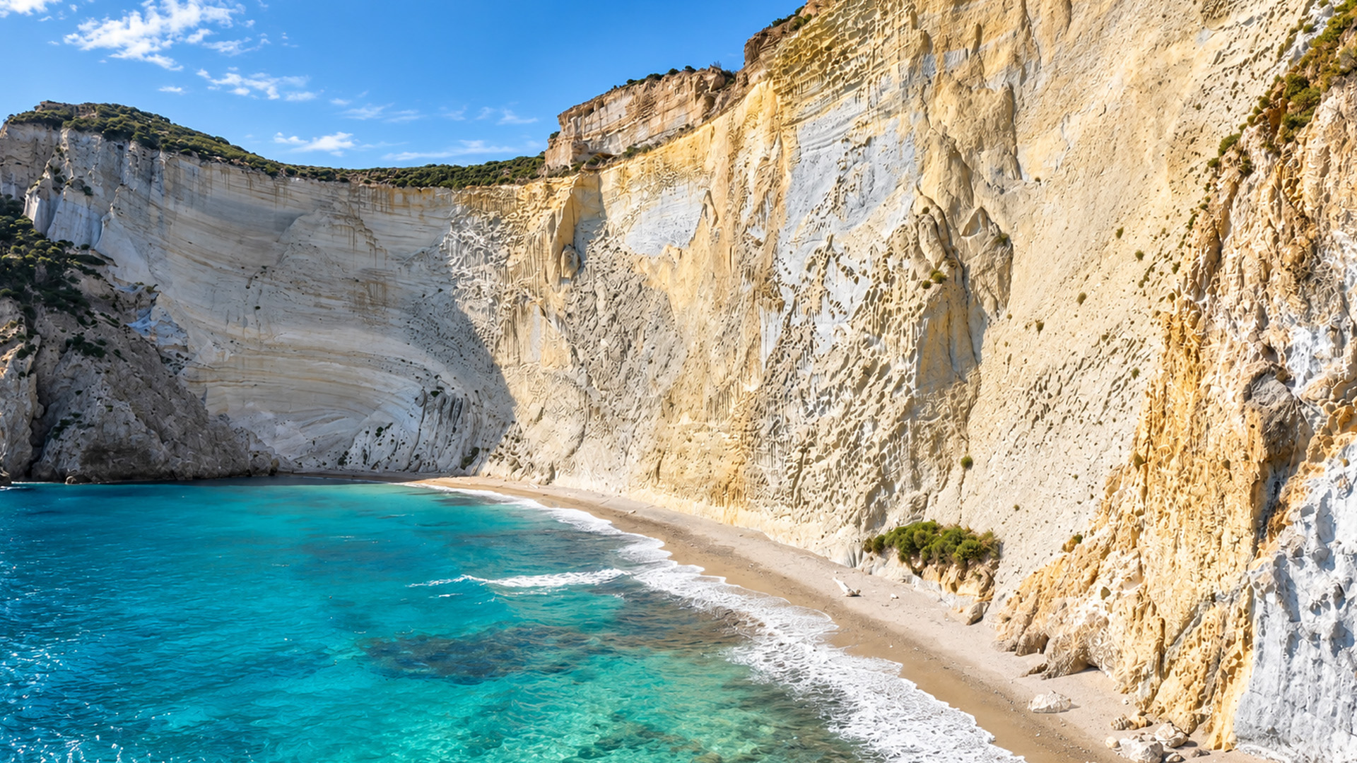 ¿Qué hace que los acantilados de Ponza se vean tan diferentes?