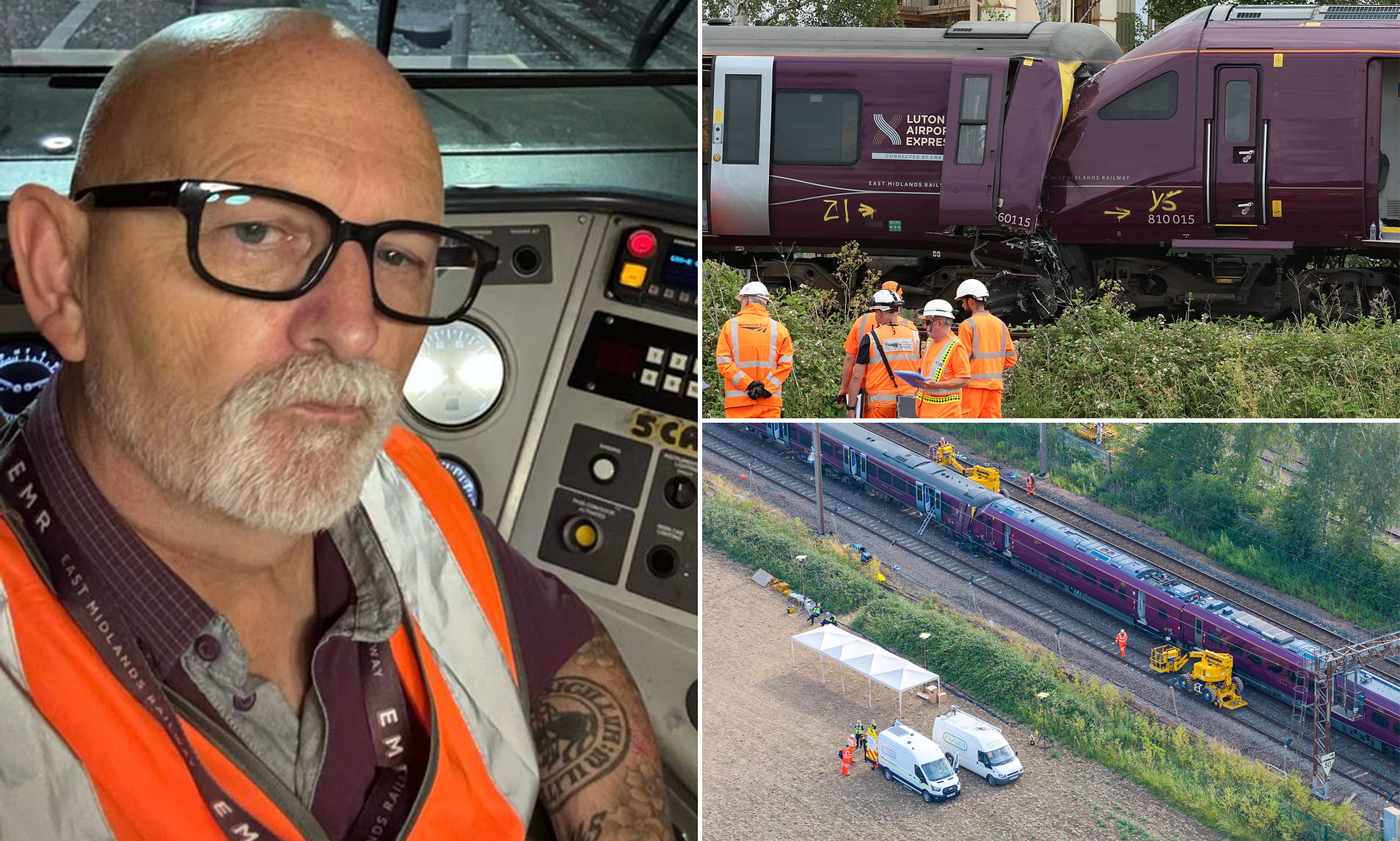 Bedford train driver accelerated through red signal before major crash ...