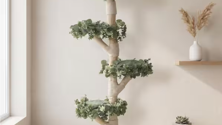 Home Depot's beautiful wood cat tree looks like a houseplant with 5 ...
