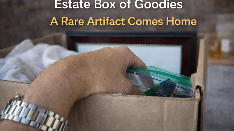 Estate sale box reveals a rare antique artifact