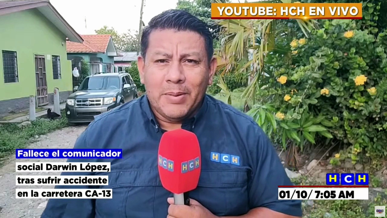 En accidente de tránsito pierde la vida comunicador de El Progreso, Yoro