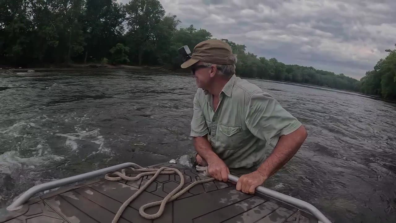 Low water turned the Shenandoah into an obstacle course. His jet boat ...