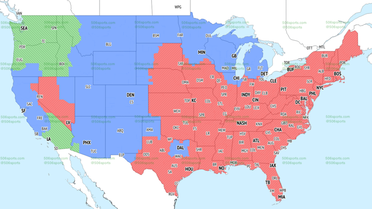 Kansas City Chiefs vs. Las Vegas Raiders NFL Week 4 broadcast map: Will ...