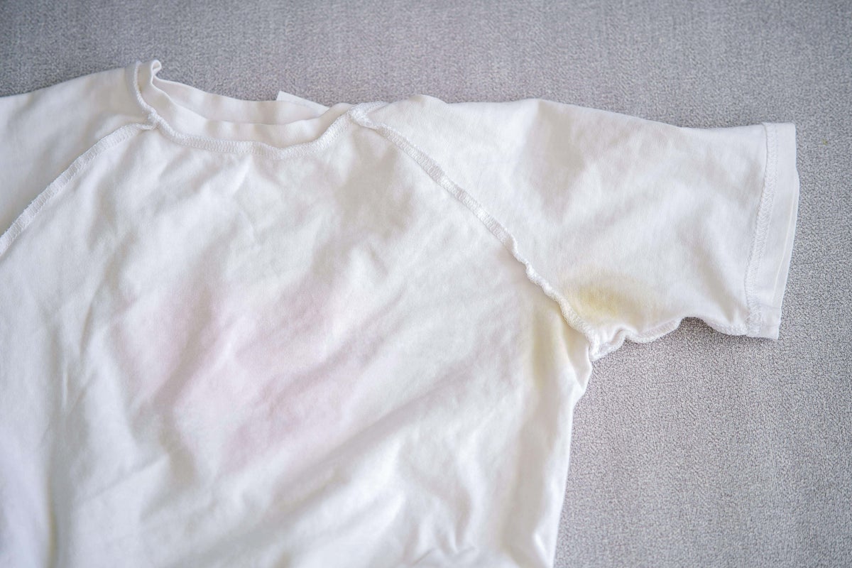 Experts explain how to actually get yellow stains out of white clothes
