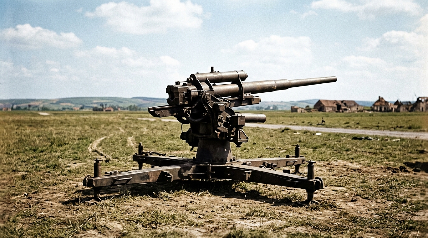 The gun Rommel turned against Britain's Matilda tanks