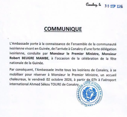Côte d'Ivoire : Robert Beugré Mambé attendu en Guinée 1
