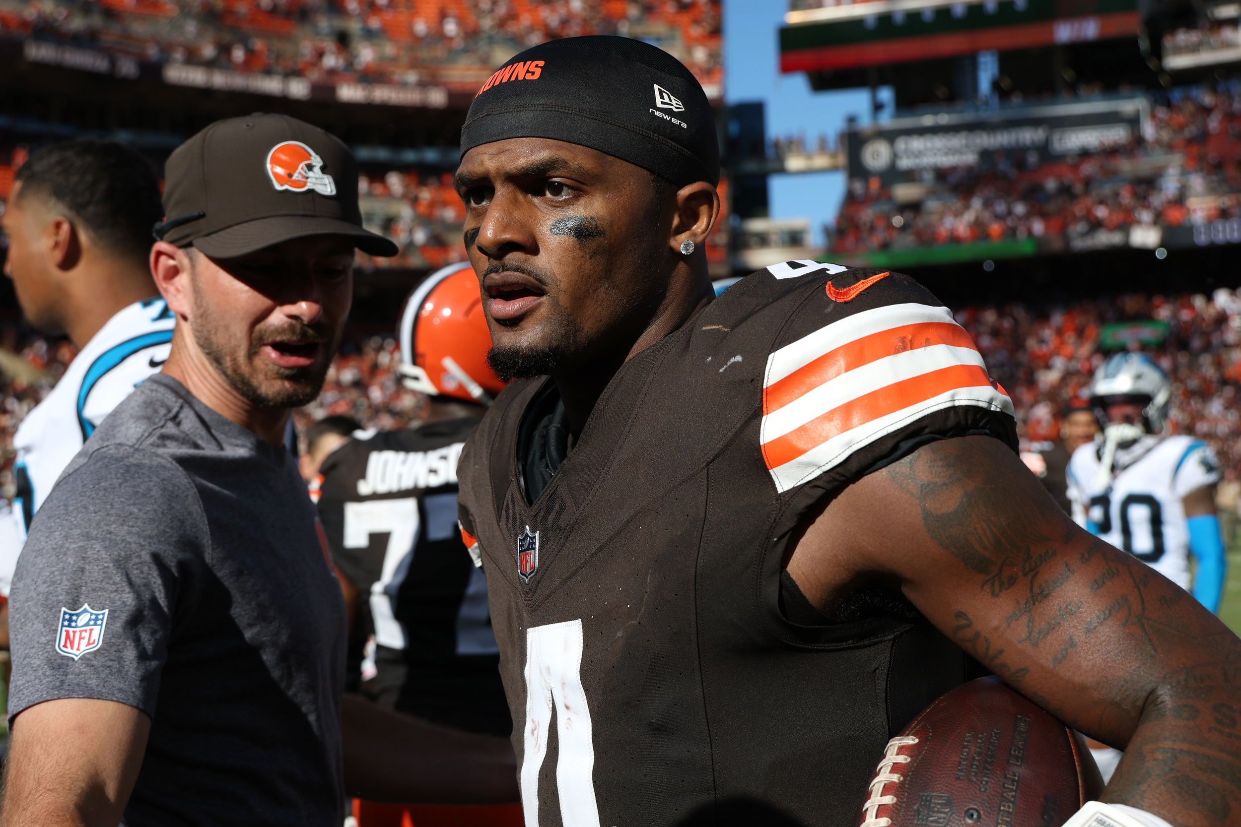 NFC executive addresses Browns' Deshaun Watson, Shedeur Sanders ...