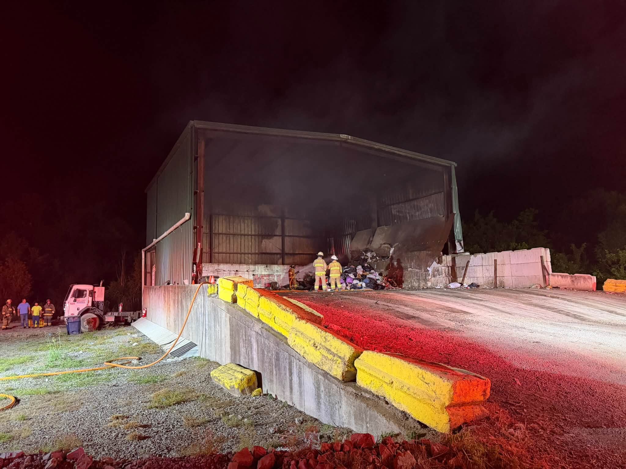 Structure fire extinguished at Adair County Transfer Station overnight