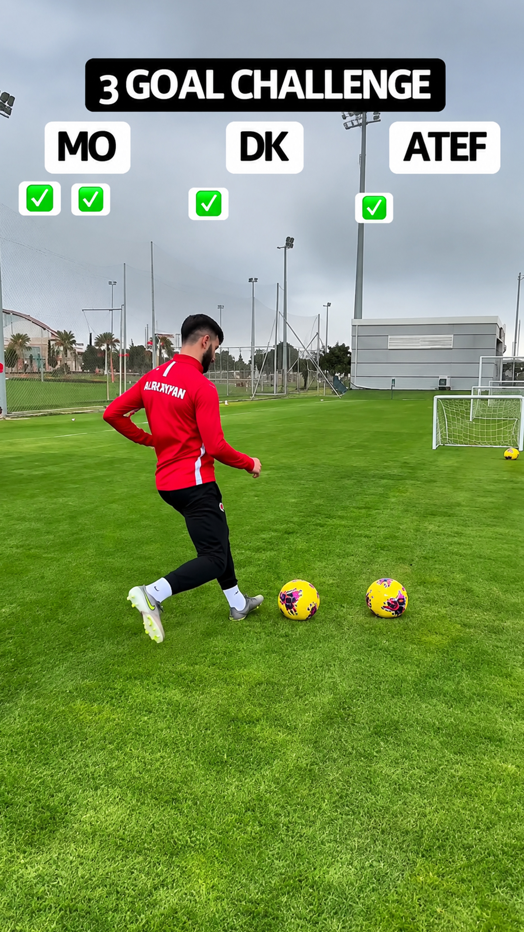 Watch me hit a clean sweep in the three goal challenge
