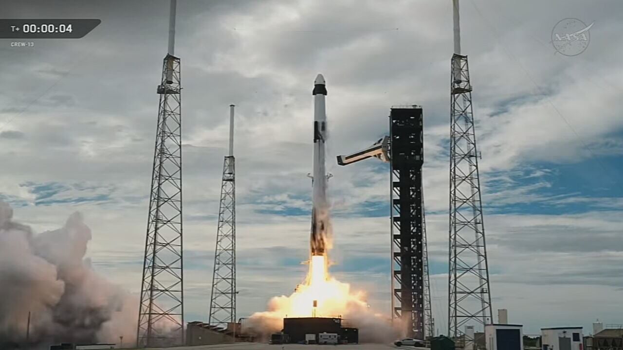 Watch: NASA, SpaceX launch Crew-13 with Central Florida astronaut aboard