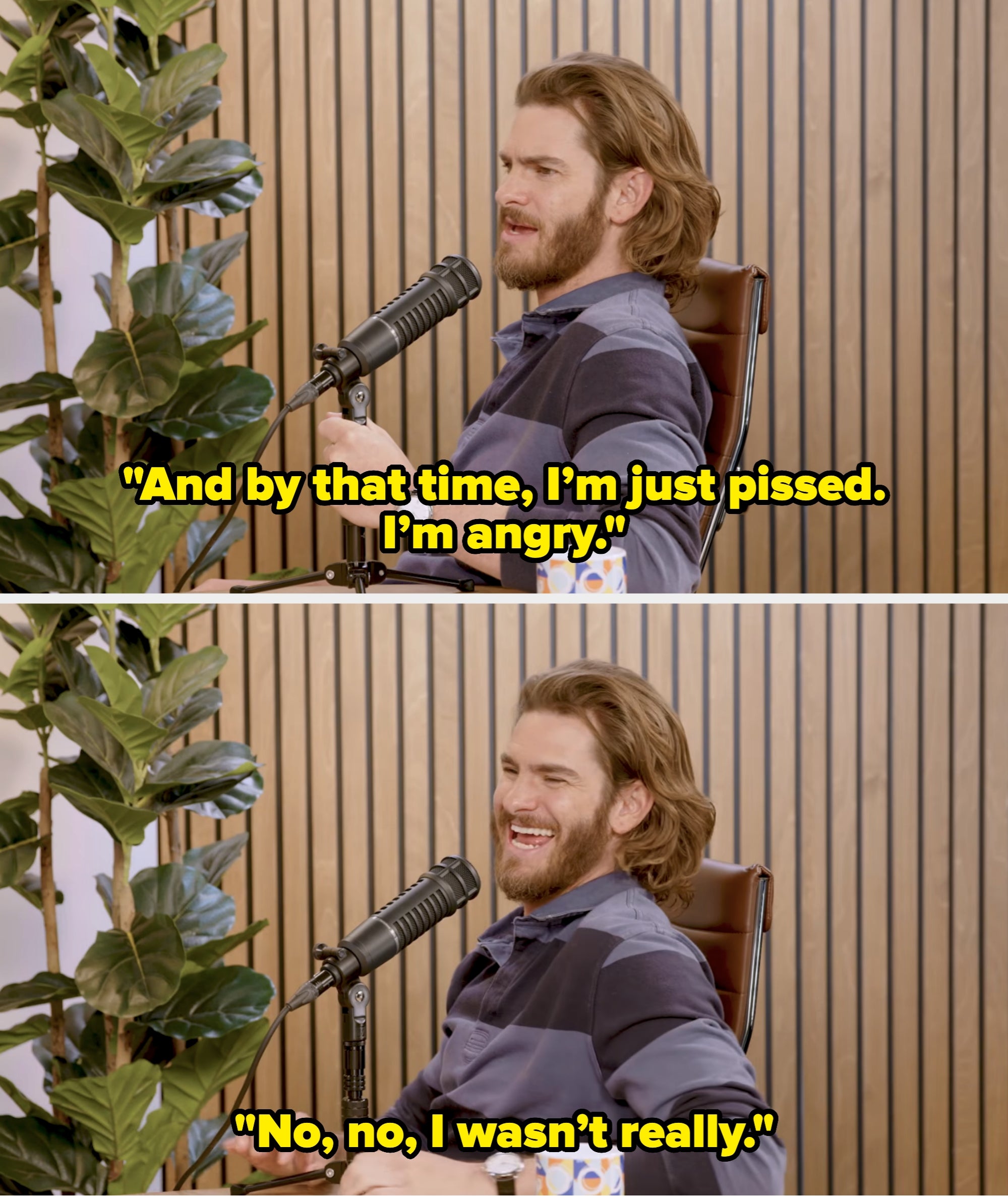 Andrew Garfield just named the actor who showed up to set four hours late