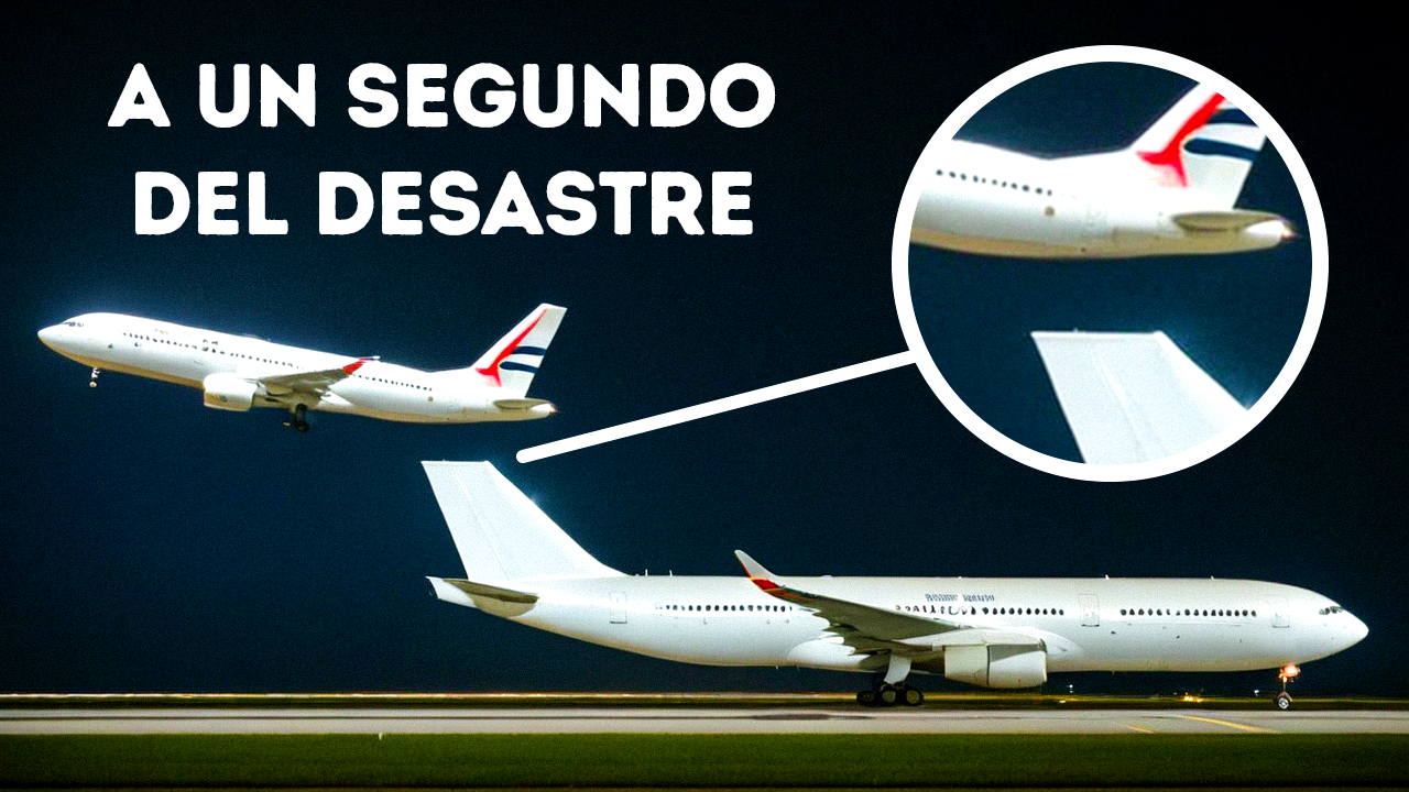 El peor accidente aéreo se evitó por una fracción de segundo
