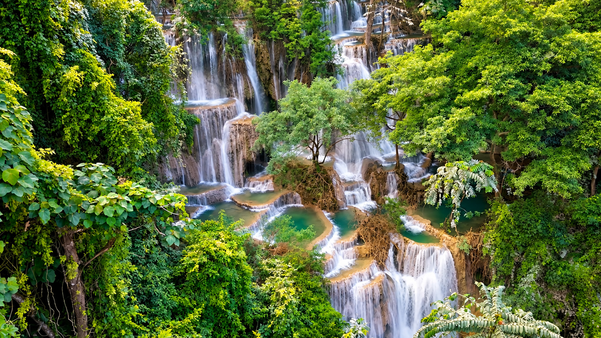 How many levels does this waterfall actually have?