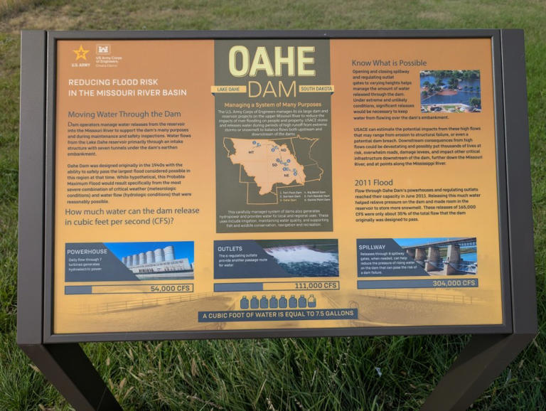 Corps shifts Oahe Dam to highest risk category
