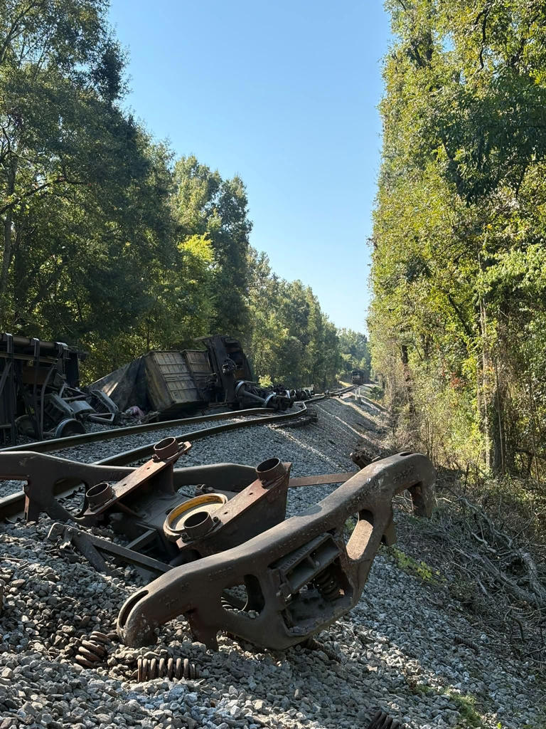 It was by the grace of God: Derailed train in Maplesville stops just ...