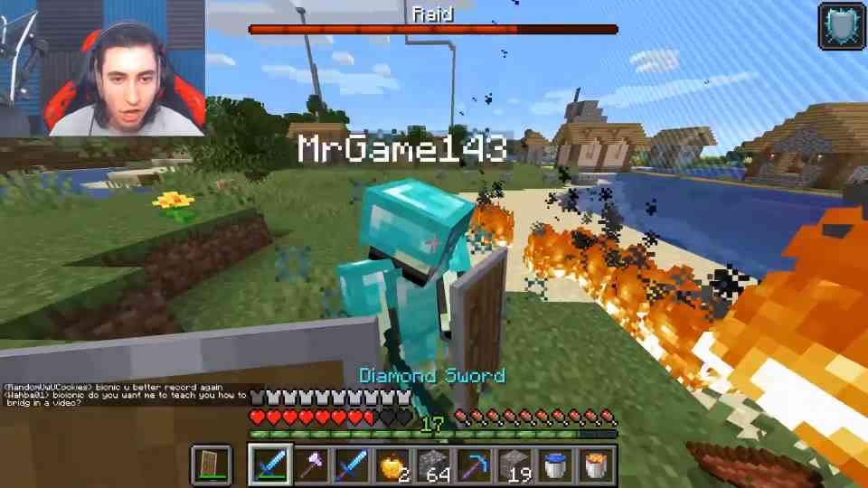 I secretly used sharpness 100,000 sword in Minecraft UHC...